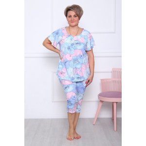 Пижама женская "Марта" кулирка (последний размер) нежность 52,54