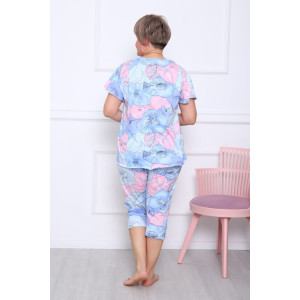 Пижама женская "Марта" кулирка (последний размер) нежность 52,54