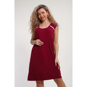 Сорочка женская "Елена" М465 вискоза (р-ры: 46-60) бордо