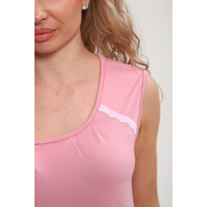 Сорочка женская "Елена" М465 вискоза (р-ры: 46-60) розовый