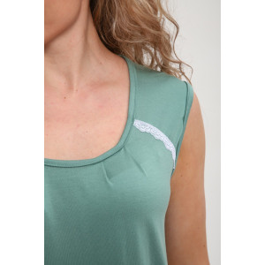 Сорочка женская "Елена" М465 вискоза (р-ры: 46-60) оливковый