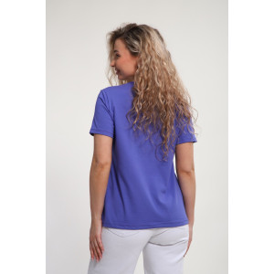 Футболка женская "Сима" М464 кулирка с лайкрой (р-ры: 46-60) фиолетовый