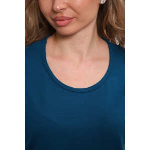 Футболка женская "Сима" М464 кулирка с лайкрой (р-ры: 46-60) морская волна