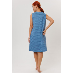 Сорочка женская №2273/1 кулирка (р-ры: 46-60) синий