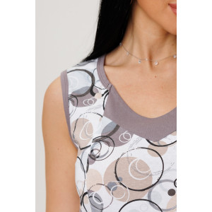 Платье женское 1960/3 кулирка (р-ры: 50-60) серый