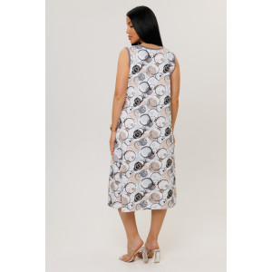 Платье женское 1960/3 кулирка (р-ры: 50-60) серый