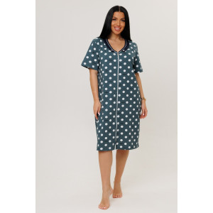 Халат женский №2141/2 кулирка (р-ры: 52-62) зеленый