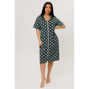 Халат женский №2141/1 кулирка (р-ры: 52-62) хаки