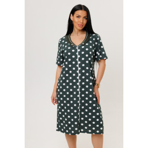 Халат женский №2141/1 кулирка (р-ры: 52-62) хаки