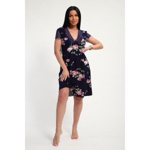 Сорочка женская "Эленика" вискоза (р-ры: 48-58) цветы Сорочка женская "Эленика" вискоза (р-ры: 48-58) цветы