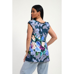 Футболка женская "Жаклин" масло (р-ры: 50-60) серый Футболка женская "Жаклин" масло (р-ры: 50-60) серый