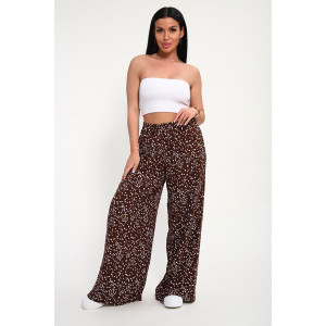 Брюки женские "Шакира" штапель (р-ры: 48-58) коричневый Брюки женские "Шакира" штапель (р-ры: 48-58) коричневый