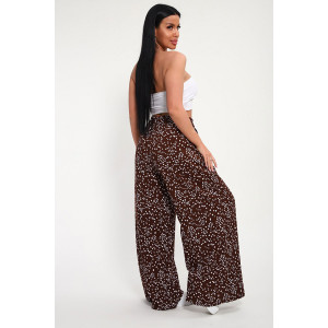 Брюки женские "Шакира" штапель (р-ры: 48-58) коричневый Брюки женские "Шакира" штапель (р-ры: 48-58) коричневый