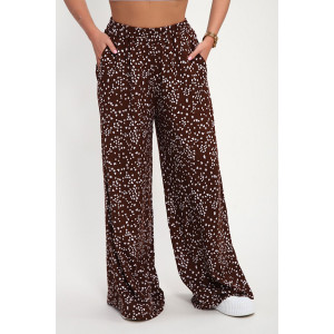 Брюки женские "Шакира" штапель (р-ры: 48-58) коричневый Брюки женские "Шакира" штапель (р-ры: 48-58) коричневый