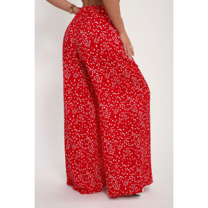 Брюки женские "Шакира" штапель (р-ры: 48-58) красный Брюки женские "Шакира" штапель (р-ры: 48-58) красный