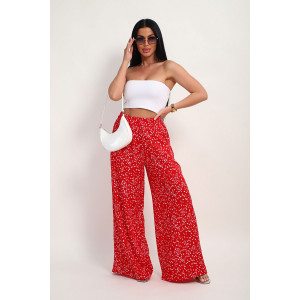 Брюки женские "Шакира" штапель (р-ры: 48-58) красный Брюки женские "Шакира" штапель (р-ры: 48-58) красный