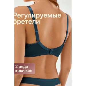 Бюстгальтер женский 71211 OIRO кружево изумрудный (последний размер) 95D Бюстгальтер женский 71211 OIRO кружево изумрудный (последний размер) 95D