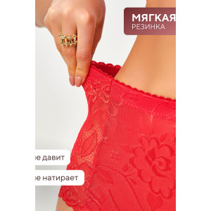 Трусы женские 98261 OIRO кружево (последний размер) синий, красный, изумрудный - упаковка 3 шт. 50-52,56-58