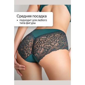 Трусы женские 0207 OIRO нейлон (последний размер) зеленый, синий, бордо - упаковка 3 шт. 58-60