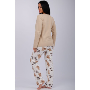 Пижама женская "Балу" футер 2-х нитка с начёсом (последний размер) 52