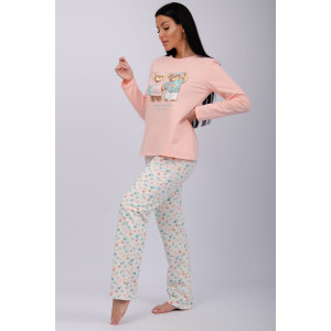 Пижама женская "Элли" футер 2-х нитка с начёсом (последний размер) 48