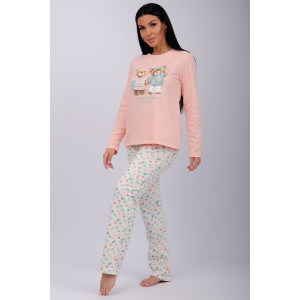 Пижама женская "Элли" футер 2-х нитка с начёсом (последний размер) 48