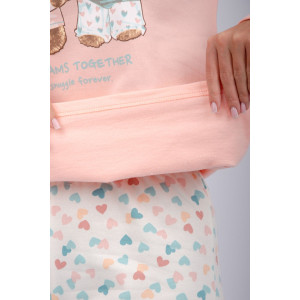 Пижама женская "Элли" футер 2-х нитка с начёсом (последний размер) 48