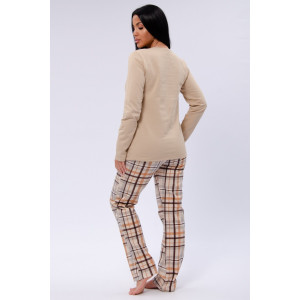 Пижама женская "Ладушка" футер 2-х нитка с начёсом (последний размер) 52