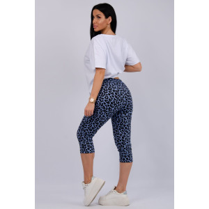 Бриджи женские "Аморе 5" кулирка (последний размер) леопард 60