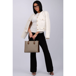 Футболка женская "Скимс 2" лапша (последний размер) молоко 52