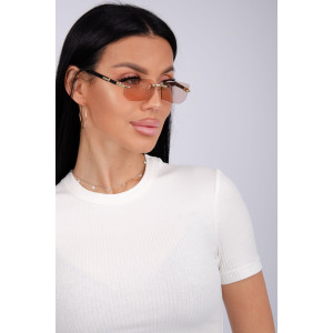 Футболка женская "Скимс 2" лапша (последний размер) молоко 52