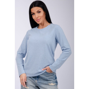 Лонгслив женский "Каприз 4" кулирка (последний размер) голубой 46 Лонгслив женский "Каприз 4" кулирка (последний размер) голубой 46