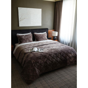 Покрывало стеганое велюр "Potting Soil" Покрывало стеганое велюр "Potting Soil"