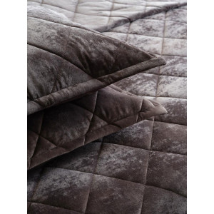 Покрывало стеганое велюр "Potting Soil" Покрывало стеганое велюр "Potting Soil"