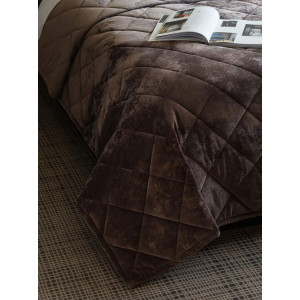 Покрывало стеганое велюр "Potting Soil" Покрывало стеганое велюр "Potting Soil"