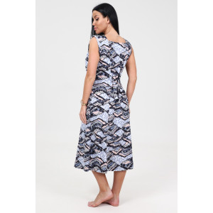 Сарафан женский СК-563 кулирка (последний размер) мрамор корич. 58,62 Сарафан женский СК-563 кулирка (последний размер) мрамор корич. 58,62