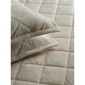 Покрывало стеганое велюр "Whitecap Gray" Покрывало стеганое велюр "Whitecap Gray"