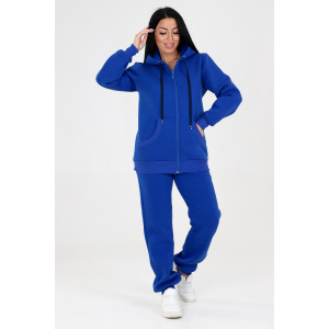 Брюки женские БФ-218 футер с начесом (последний размер) василек 58