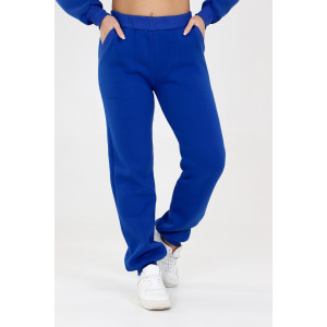 Брюки женские БФ-218 футер с начесом (последний размер) василек 58