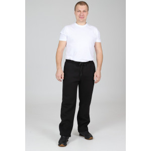 Брюки мужские БФ-67 футер с начесом (последний размер) черный 52