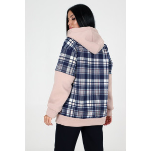 Толстовка женская "Акцент" ТлФ-1884 футер с начесом (последний размер) светлый беж 56