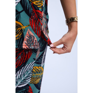 Костюм двойка женский "Джина-2" кулирка (последний размер) листопад 64