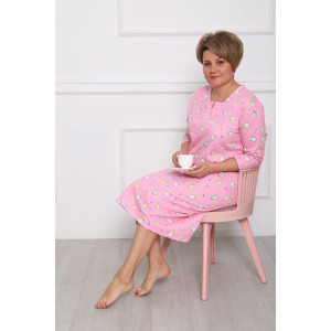 Сорочка женская "Ангелина" футер с начесом (последний размер) авокадо р 46