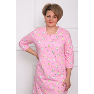 Сорочка женская "Ангелина" футер с начесом (последний размер) авокадо р 46