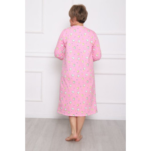 Сорочка женская "Ангелина" футер с начесом (последний размер) авокадо р 46