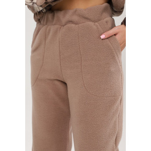 Костюм двойка женский КФл-2767 флис (последний размер) беж 48,52 Костюм двойка женский КФл-2767 флис (последний размер) беж 48,52