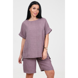 Костюм двойка женский КЛ-2639 "Шик" имитация льна (последний размер) капучино 50 Костюм двойка женский КЛ-2639 "Шик" имитация льна (последний размер) капучино 50