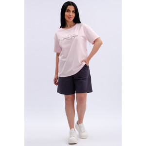 Костюм двойка женский "Сен-Тропе 2" кулирка-футер (р-ры: 46-60) зефир