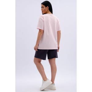 Костюм двойка женский "Сен-Тропе 2" кулирка-футер (р-ры: 46-60) зефир