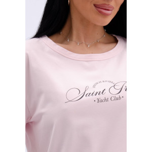 Костюм двойка женский "Сен-Тропе 2" кулирка-футер (р-ры: 46-60) зефир